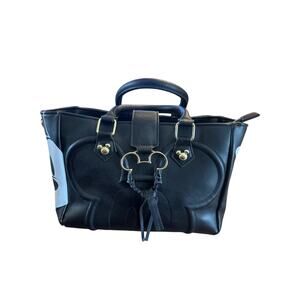 Disney Mickey Mouse  Black Leather Purse